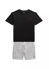 Ralph Lauren: Polo Little Boy's & Boy's Fleece Drawstring Shorts