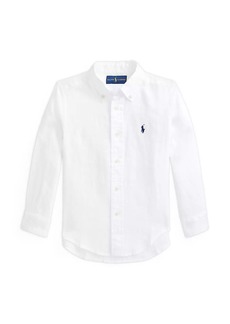 Ralph Lauren: Polo Little Boy's & Boy's Linen Button-Down Shirt