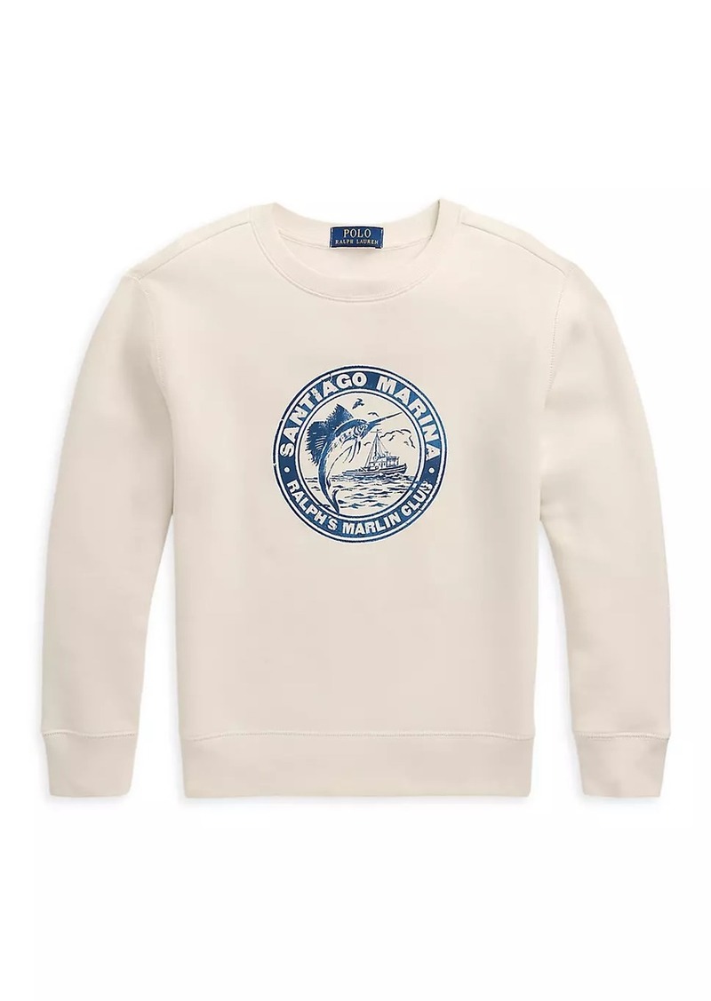 Ralph Lauren: Polo Little Boy's & Boy's Marlin Club Crewneck Sweatshirt