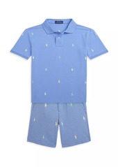 Ralph Lauren: Polo Little Boy's & Boy's Mesh Pony Polo Shirt