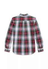 Ralph Lauren: Polo Little Boy's & Boy's Oxford Cotton Plaid Shirt