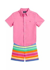 Ralph Lauren: Polo Little Boy's & Boy's Oxford Short-Sleeve Shirt