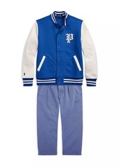 Ralph Lauren: Polo Little Boy's & Boy's 'P' Bomber Jacket