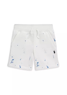 Ralph Lauren: Polo Little Boy's & Boy's Paint-Splatter Fleece Shorts
