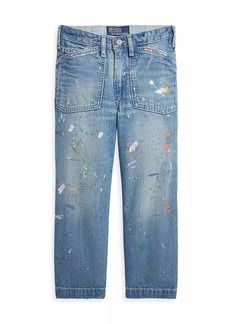 Ralph Lauren: Polo Little Boy's & Boy's Paint-Splatter Jeans
