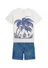 Ralph Lauren: Polo Little Boy's & Boy's Palm Tree Motif T-Shirt