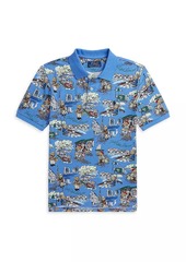 Ralph Lauren: Polo Little Boy's & Boy's Parisian Polo Bear Print Shirt