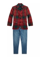 Ralph Lauren: Polo Little Boy's & Boy's Plaid Wool Sport Coat