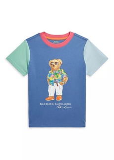 Ralph Lauren: Polo Little Boy's & Boy's Polo Bear Colorblock T-Shirt