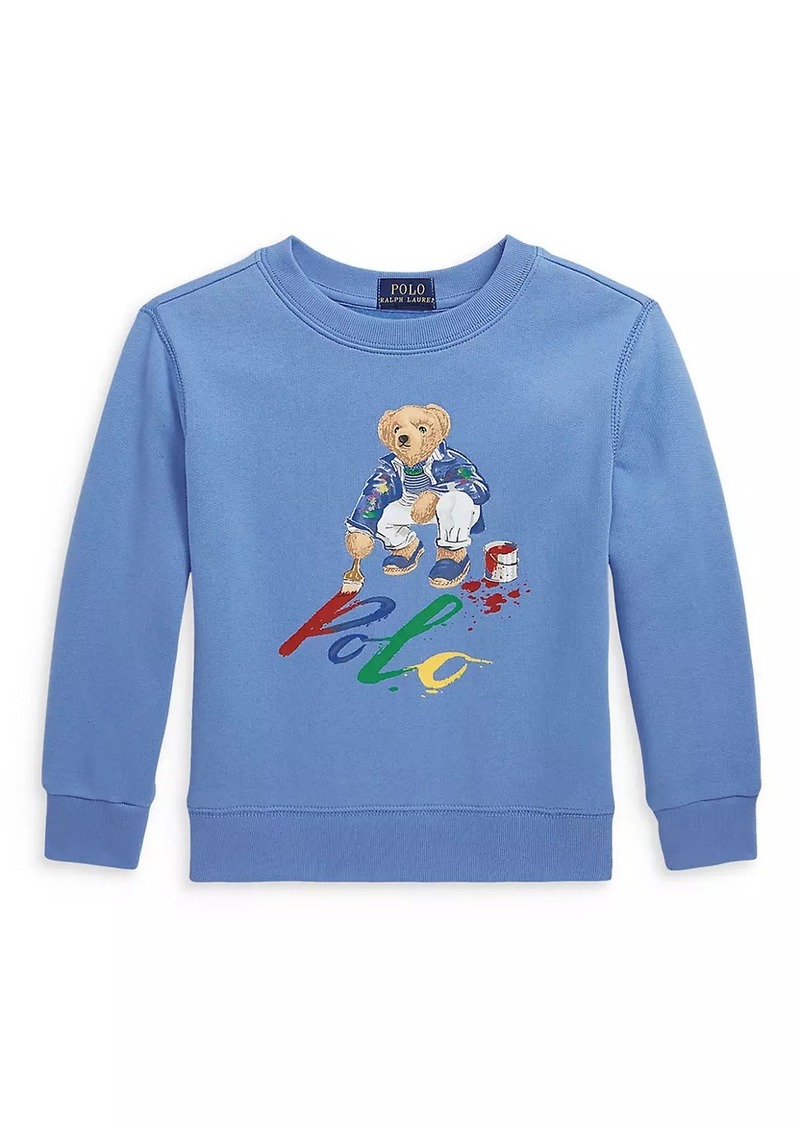 Ralph Lauren: Polo Little Boy's & Boy's Polo Bear Crewneck Sweatshirt