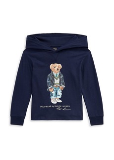 Ralph Lauren: Polo Little Boy's & Boy's Polo Bear Hooded T-Shirt