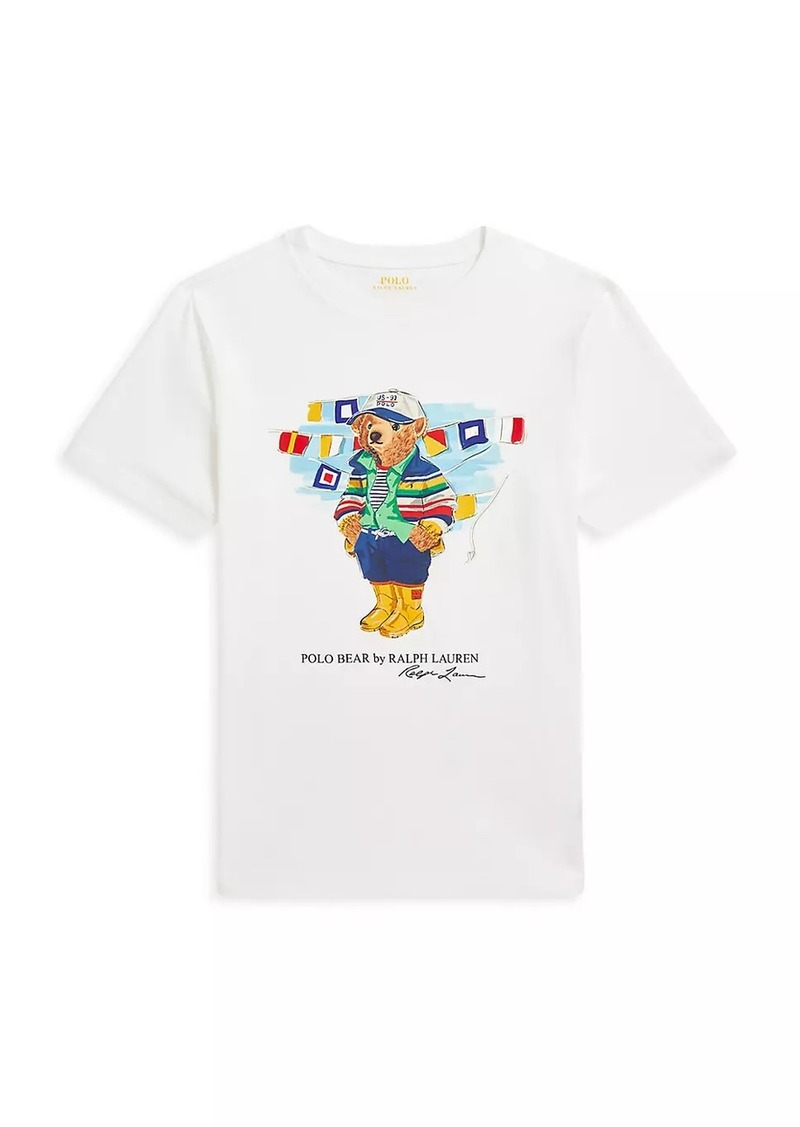 Ralph Lauren: Polo Little Boy's & Boy's Polo Bear Jersey T-Shirt