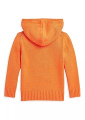 Ralph Lauren: Polo Little Boy's & Boy's Polo Bear Knit Hoodie