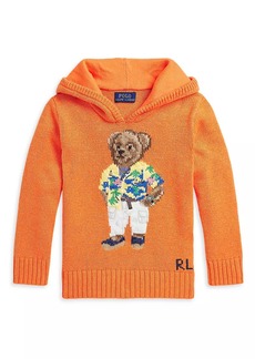 Ralph Lauren: Polo Little Boy's & Boy's Polo Bear Knit Hoodie