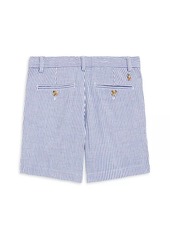 Ralph Lauren: Polo Little Boy's & Boy's Seersucker Flat-Front Shorts