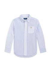 Ralph Lauren: Polo Little Boy's & Boy's Stripe Oxford Shirt