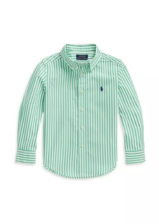 Ralph Lauren: Polo Little Boy's & Boy's Striped Poplin Shirt