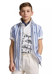 Ralph Lauren: Polo Little Boy's & Boy's Striped Short-Sleeve Shirt