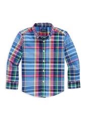 Ralph Lauren: Polo Little Boy's Madras Plaid Button-Up Shirt