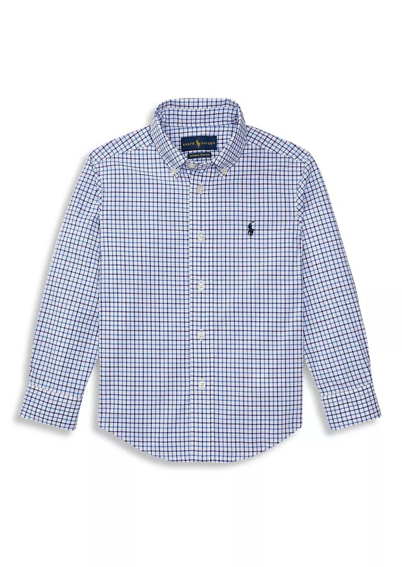 Ralph Lauren: Polo Little Boy's Plaid Button-Down Shirt