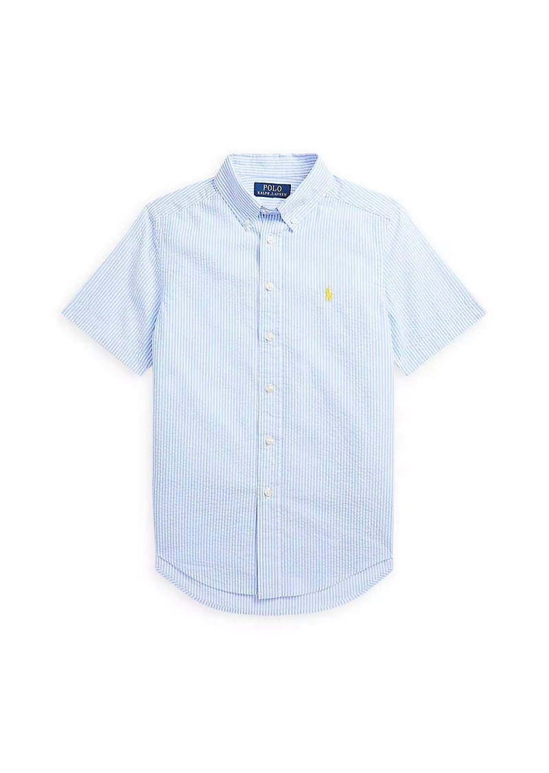 Ralph Lauren: Polo Little Boy's Seersucker Button-Down Shirt