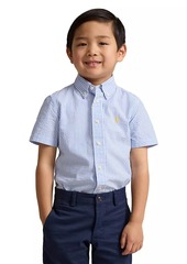 Ralph Lauren: Polo Little Boy's Seersucker Button-Down Shirt