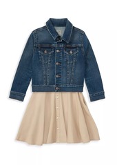 Ralph Lauren: Polo Little Girl's & Girl's Belted Chino Dress