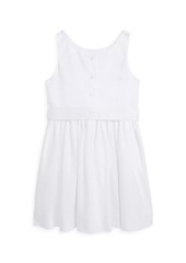Ralph Lauren: Polo Little Girl's & Girl's Cotton A-Line Dress