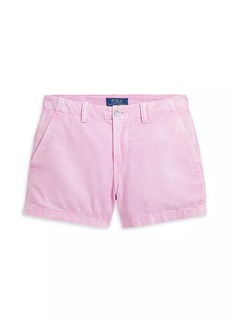 Ralph Lauren: Polo Little Girl's & Girl's Cotton Chino Shorts