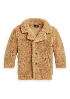 Ralph Lauren: Polo Little Girl's & Girl's Curly Pile Teddy Coat