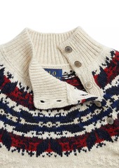 Ralph Lauren: Polo Little Girl's & Girl's Fair isle Wool-Blend Sweater