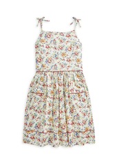 Ralph Lauren: Polo Little Girl's & Girl's Floral Cotton Dress