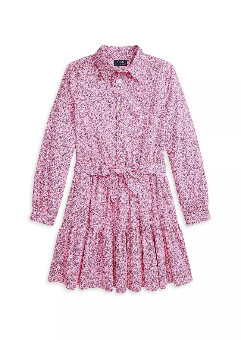 Ralph Lauren: Polo Little Girl's & Girl's Floral Poplin Shirtdress