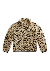 Ralph Lauren: Polo Little Girl's & Girl's Leopard-Print Faux-Shearling Quarter-Zip Pullover