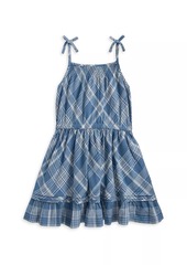 Ralph Lauren: Polo Little Girl's & Girl's Madras Check Cotton Dress