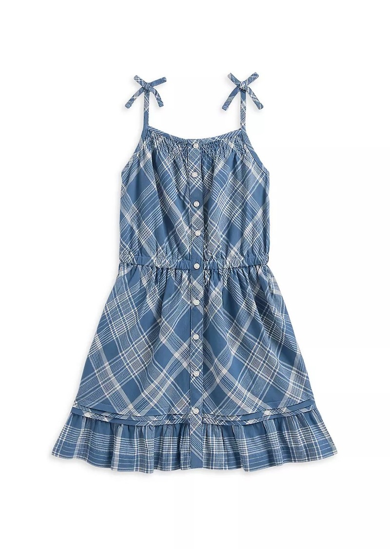 Ralph Lauren: Polo Little Girl's & Girl's Madras Check Cotton Dress