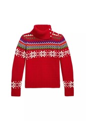 Ralph Lauren: Polo Little Girl's & Girl's Mockneck Pullover Sweater