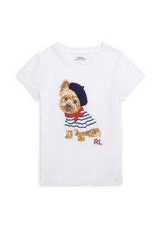 Ralph Lauren: Polo Little Girl's & Girl's Parisian Dog T-Shirt