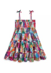 Ralph Lauren: Polo Little Girl's & Girl's Patchwork Madras Plaid Dress