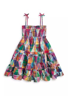 Ralph Lauren: Polo Little Girl's & Girl's Patchwork Madras Plaid Dress