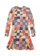 Ralph Lauren: Polo Little Girl's & Girl's Patchwork Waffle Dress