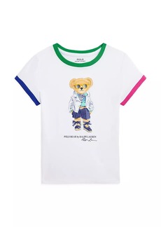 Ralph Lauren: Polo Little Girl's & Girl's Polo Bear T-Shirt
