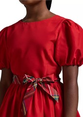 Ralph Lauren: Polo Little Girl's & Girl's Puff-Sleeve Dress