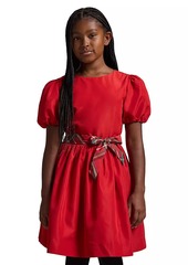 Ralph Lauren: Polo Little Girl's & Girl's Puff-Sleeve Dress