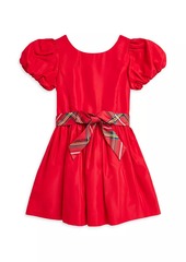 Ralph Lauren: Polo Little Girl's & Girl's Puff-Sleeve Dress