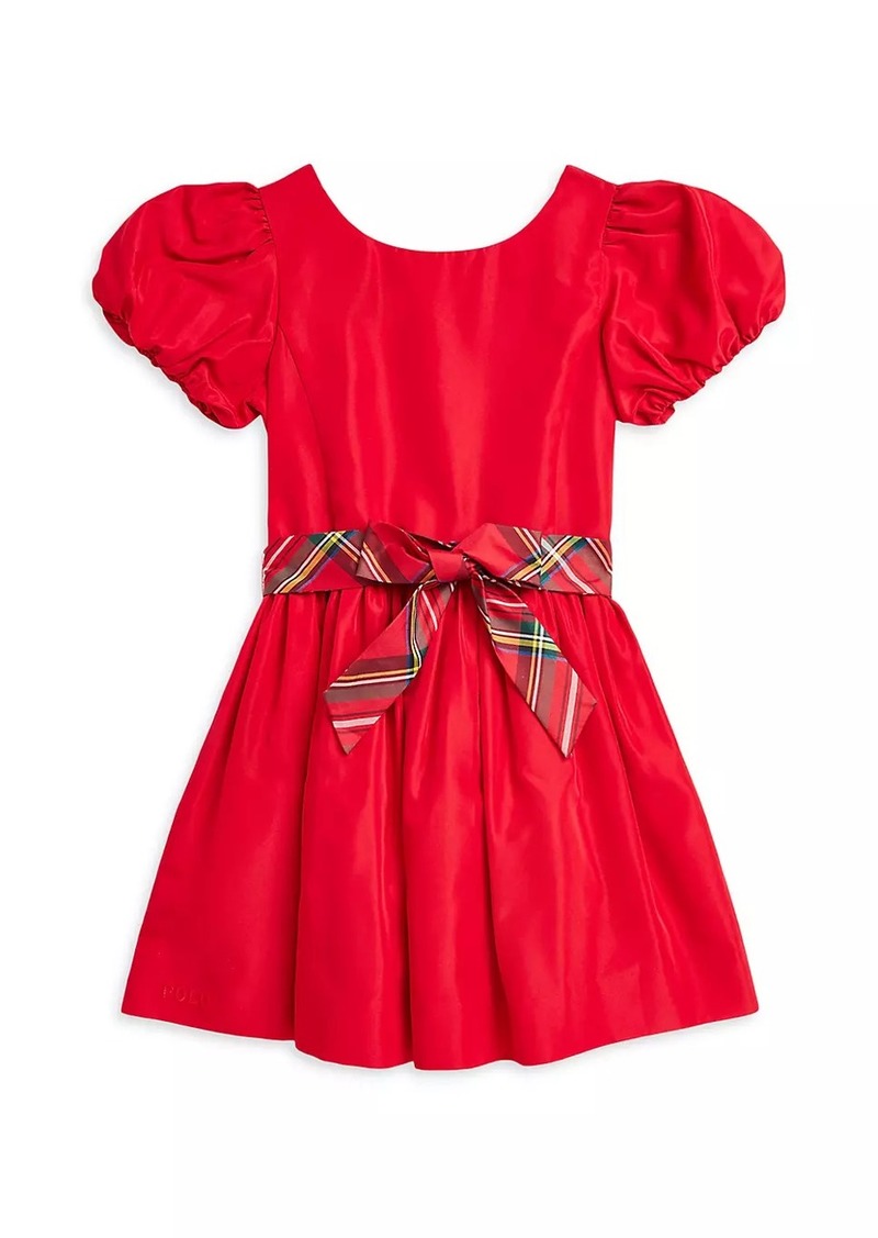 Ralph Lauren: Polo Little Girl's & Girl's Puff-Sleeve Dress