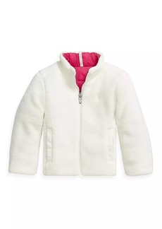 Ralph Lauren: Polo Little Girl's & Girl's Reversible Sherpa Jacket