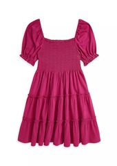 Ralph Lauren: Polo Little Girl's & Girl's Smocked Jersey Dress