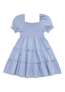 Ralph Lauren: Polo Little Girl's & Girl's Smocked Puff-Sleeve Dress