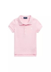 Ralph Lauren: Polo Little Girl's & Girl's Stretch Cotton Polo Shirt